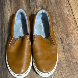 Cat & Jack Tan Slip-On Loafers